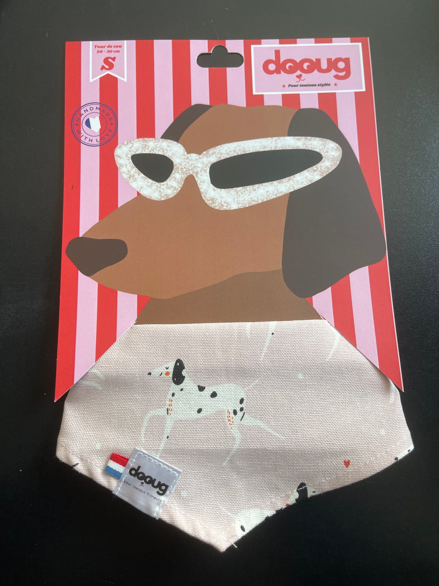 Bandana pour chien personnalisable DALMATIEN