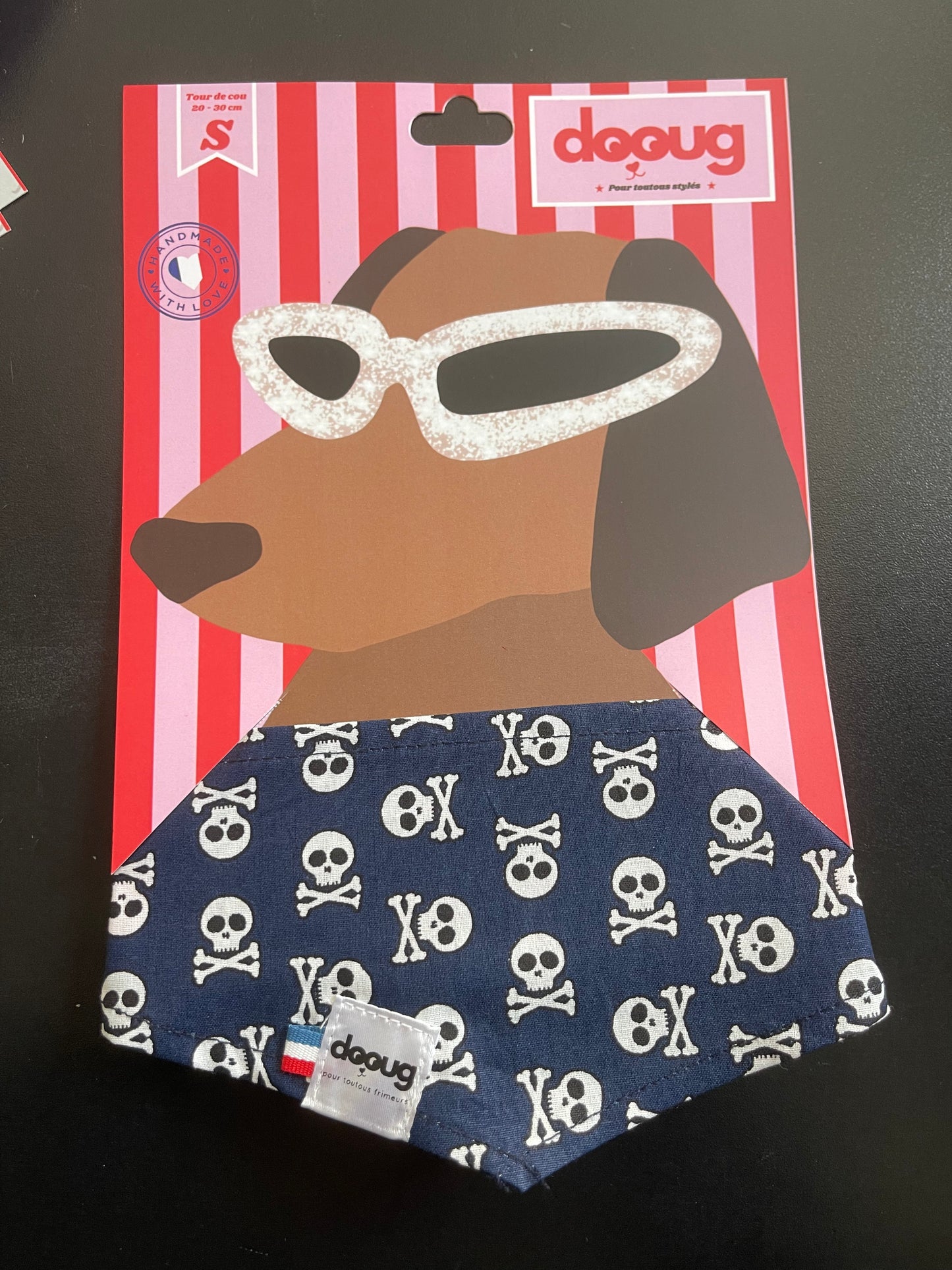 Bandana pour chien personnalisable REBEL