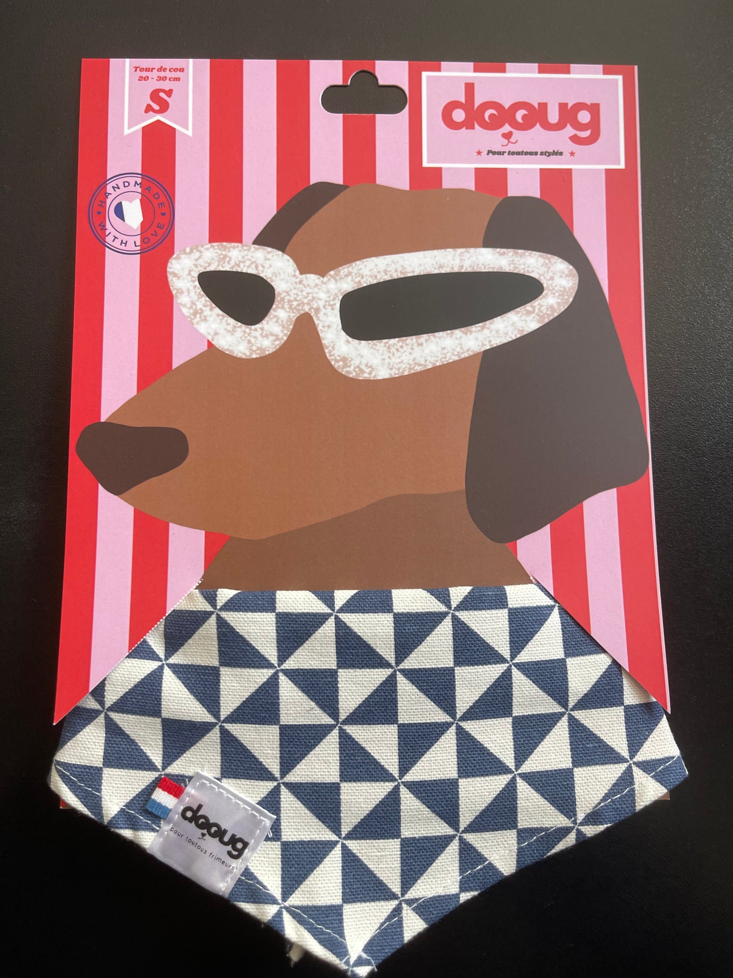 Bandana pour chien personnalisable GÉOMÉTRIQUE