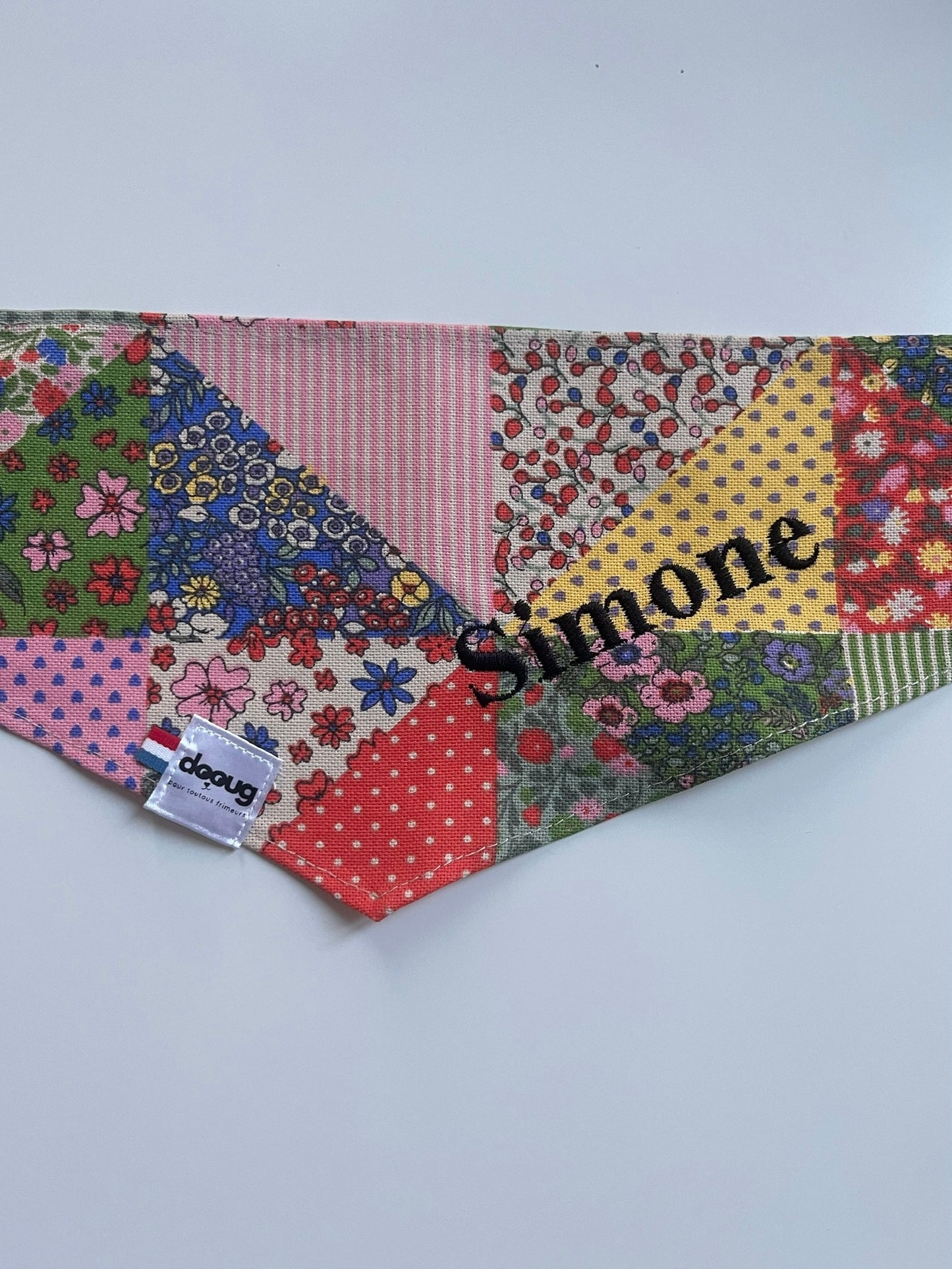 Bandana pour chien personnalisable PATCHWORK