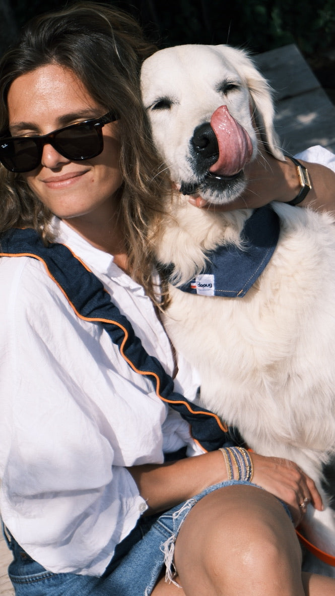 Bandana pour chien JEAN BRUT