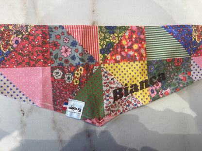 Bandana pour chien personnalisable PATCHWORK