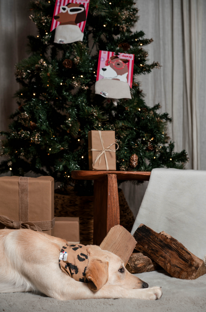 Bandana pour chien personnalisable LEOPARD