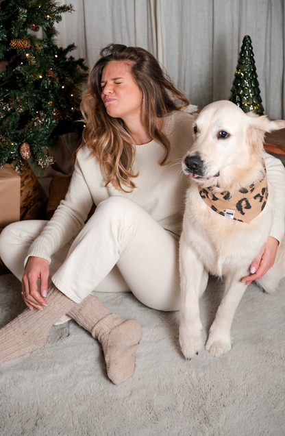 Bandana pour chien personnalisable LEOPARD