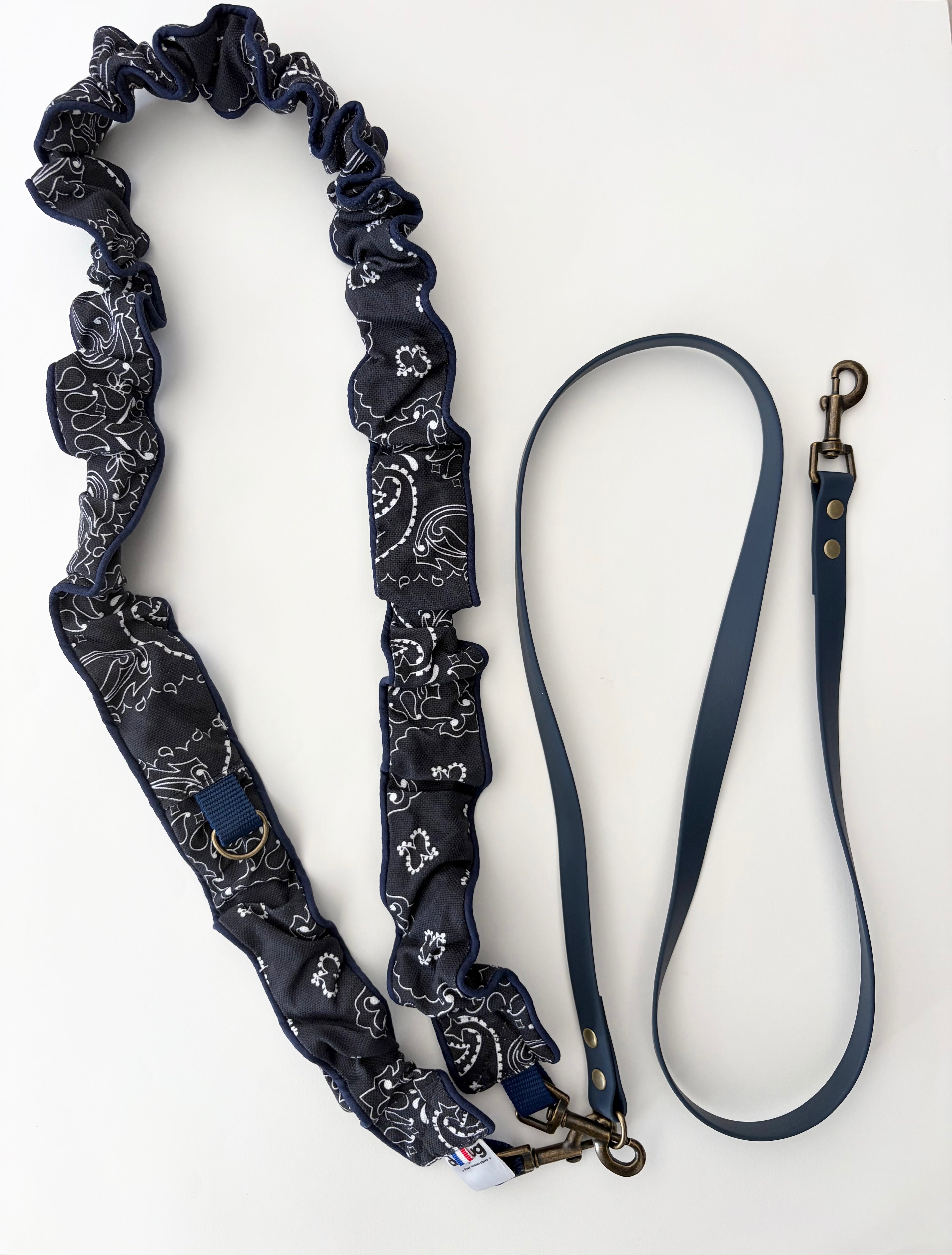 LAISSE MULTI-POSITIONS IMPRIMÉ BANDANA MARINE
