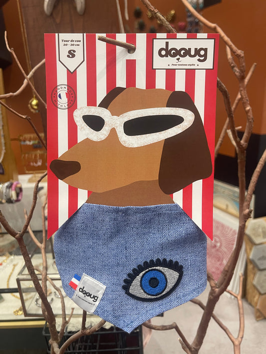 Bandana pour chien JEAN CLAIR OEIL