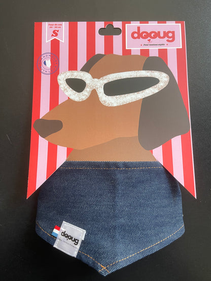 Bandana pour chien personnalisable JEAN BRUT