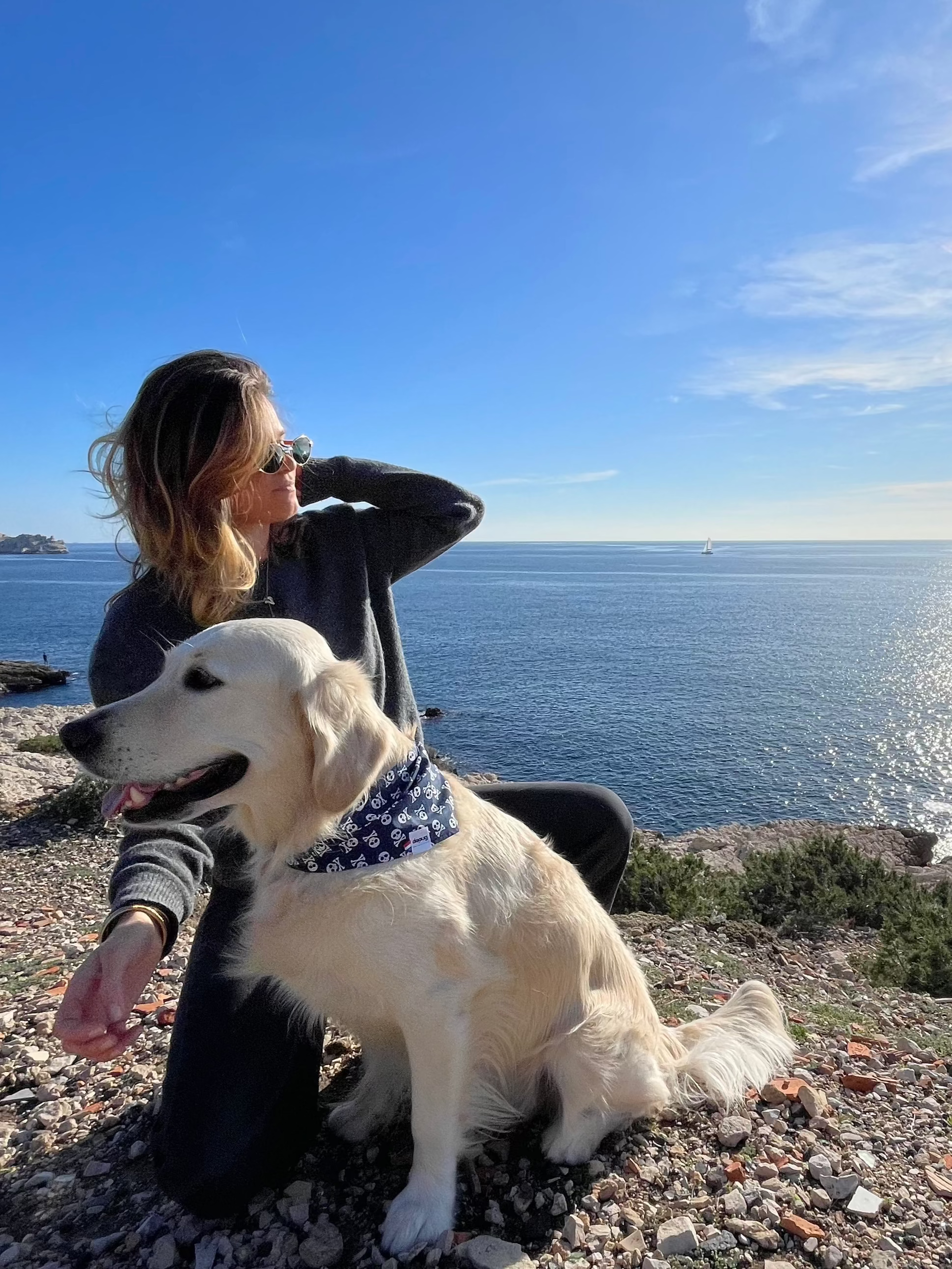 Bandana pour chien personnalisable REBEL