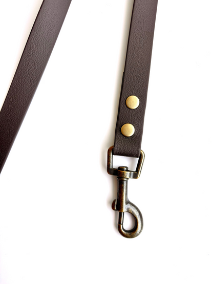 LAISSE MULTI-POSITIONS FROUFROUS CHINÉ MARRON